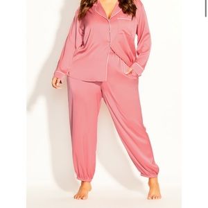 Pia pant by City Chic Dusty Pink